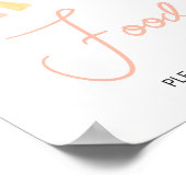 Ein wenig Sonnenschein-Babydusche Poster (Ecke)