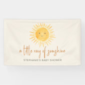 Ein wenig Sonnenschein Boho Babydusche Banner (Horizontal)