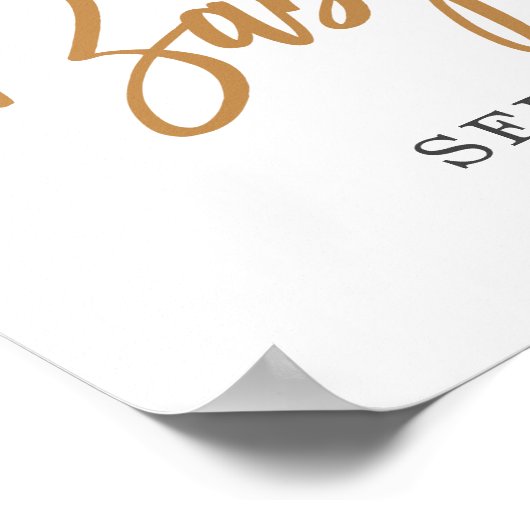 Ein wenig Sonnenschein Boho Rainbow Begrüßungszeic Poster (Ecke)