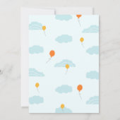 Ein wenig Sonnenschein-Dusche Einladung (Rückseite)