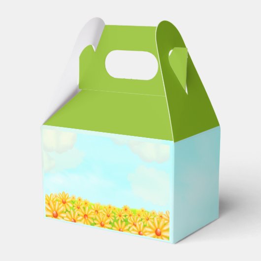 Ein wenig Sonnenschein - Frühlingsdusche Geschenkschachtel (Rückseite)