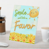 Ein wenig Sonnenschein - Gefallen Sockelschild (In SItu)