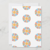 Ein wenig Sonnenschein-Kinderdusche Einladung (Rückseite)