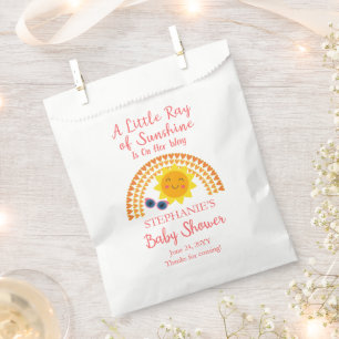 Ein wenig Sonnenschein-Mädchen-Dusche Geschenktütchen