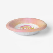 Ein wenig Sonnenschein-Mädchen-Dusche Pappteller (Gewinkelt)