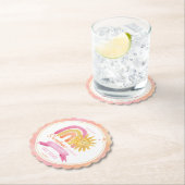 Ein wenig Sonnenschein-Mädchen-Dusche Untersetzer (Vor Ort)