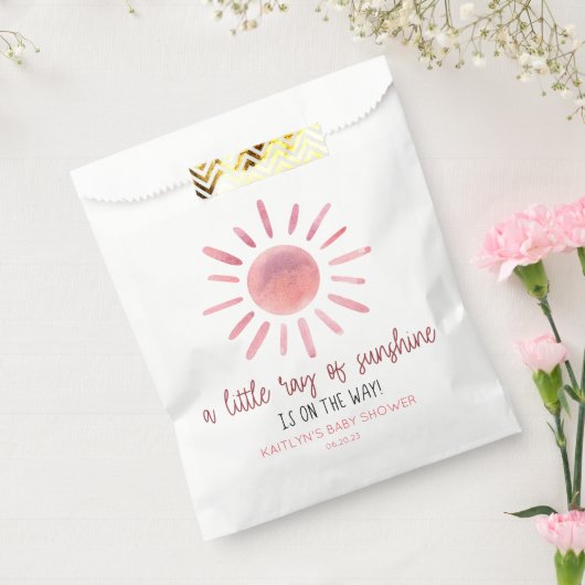 Ein wenig Sonnenschein, Pink-Sonnendusche Geschenktütchen (Versiegelt)