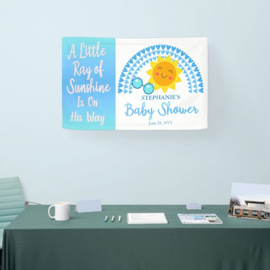 Ein wenig SonnenscheinKinderdusche Banner (Messe)