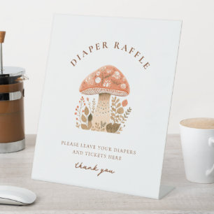 Ein wenig Spaß Typ Mushroom Kinderdusche Sockelschild