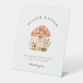 Ein wenig Spaß Typ Mushroom Kinderdusche Sockelschild (Vorderseite)