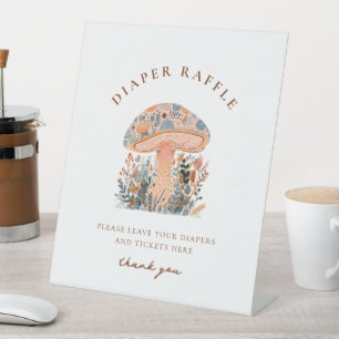 Ein wenig Spaß Typ Mushroom Kinderdusche Sockelschild