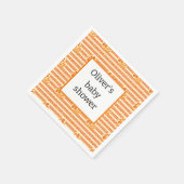 ein wenig Süsse Orangensaft Zitrusfrüchte Babydusc Serviette (Ecke)