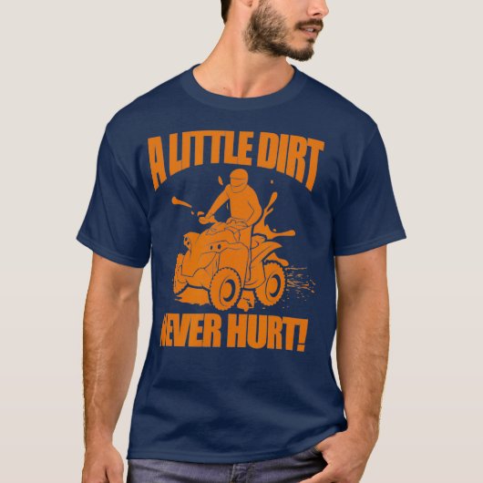 Ein wenig trort verletzte nie den lustigen ATV Fou T-Shirt (Vorderseite)