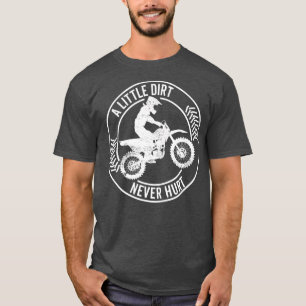 Ein wenig trotzig schaden Motocross Motorradtromme T-Shirt