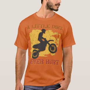 Ein wenig trotzig verletzen Motocross Biker Motorr T-Shirt