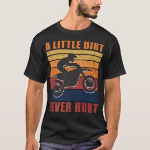 Ein wenig trotzig verletzen Motocross Biker Motorr T-Shirt