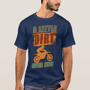 Ein wenig trotzig verletzen Motocross Biker Motorr T-Shirt