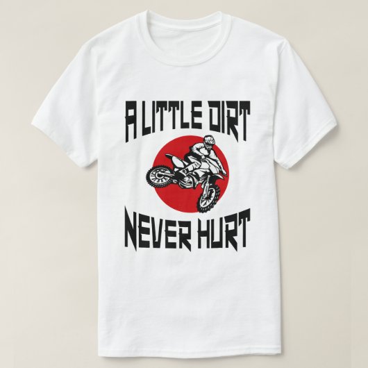 Ein wenig trotzig verletzte nie Dirt Bike Racing M T-Shirt (Design vorne)
