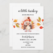 Ein wenig Türkei Fall Baby Dusche Einladung (Vorne/Hinten)