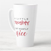 Ein wenig unangenehme, meist schöne Weihnachtsfeie Milchtasse (Linke Ecke)