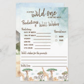 Ein wenig wilde Vorhersagen und wünscht ein Spiel (Vorne/Hinten)