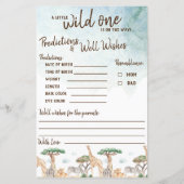 Ein wenig wilde Vorhersagen und wünscht ein Spiel (Vorderseite)