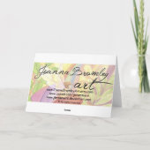 "Ein weniger Stroll-" Karte (Rückseite)