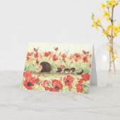 "Ein weniger Stroll-" Karte (Gelbe Blume)