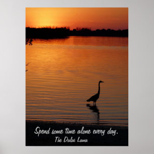 Ein weniges Zeit-allein - Plakat