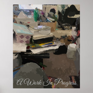 Ein Werbe-Werteplakat (Matte) Poster