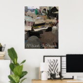 Ein Werbe-Werteplakat (Matte) Poster (Heimbüro)