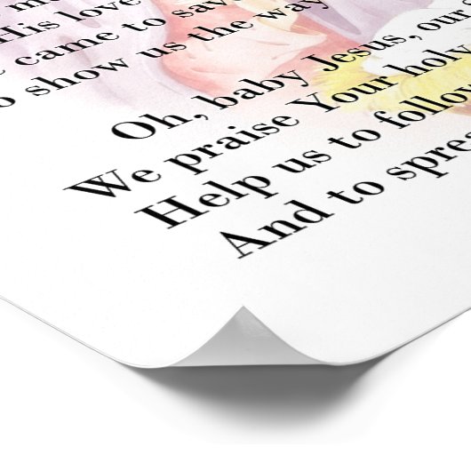 Ein wertvolles Weihnachtsgeschenk Poster (Ecke)