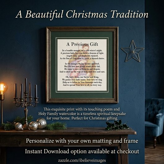 Ein wertvolles Weihnachtsgeschenk Poster