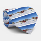 Ein Western-Weihnachten - PferdeweihnachtsSleigh Krawatte (Gerollt)
