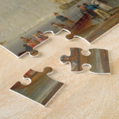 Ein Wherry, der Passagiere heraus bis zwei nimmt, Puzzle (Seite)