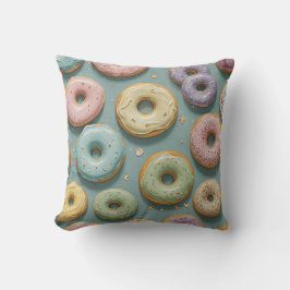 Ein Whimsikant Pastel Donut Dream Kissen