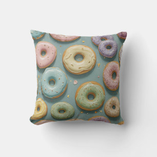Ein Whimsikant Pastel Donut Dream Kissen
