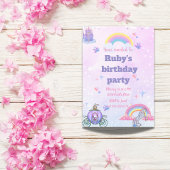 Ein Whimsikisches, märchenhaftes Schloss und Einho Einladung