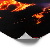 Ein Whimsisches weißes Kitten Poster (Ecke)