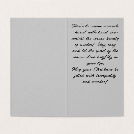 Ein Whimsisches Winterwunderland (Innenseite Aufgefaltet)