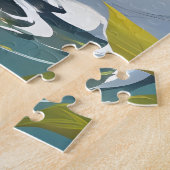 Ein whimsisischer Vogel Puzzle (Seite)