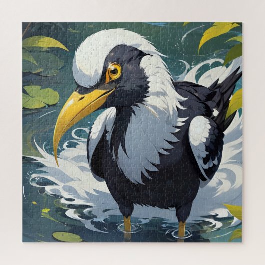 Ein whimsisischer Vogel Puzzle (Vertikal)