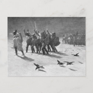 Ein Wikinger-Vorstoß Postkarte