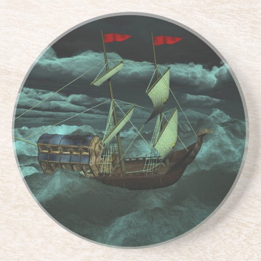 Ein wild lebender und stürmischer Untersetzer (Vorne)