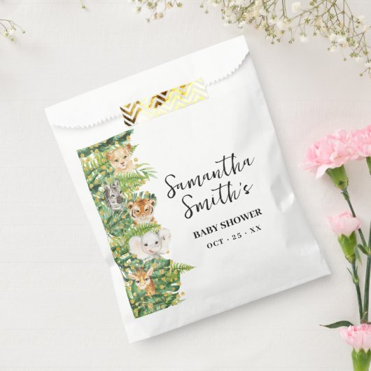 Ein Wild One Safari Animal Baby Dusche Party Geschenktütchen (Versiegelt)