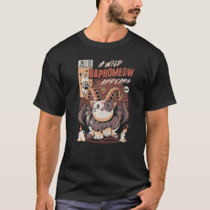 Ein wilder Baphomeow erscheint Niedlicher Baphomet T-Shirt