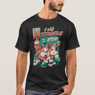Ein wilder Corgirus erscheint Süße Tier Monster 3 T-Shirt