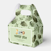 Ein wilder ist auf dem Weg zum Safari Baby Duschka Geschenkschachtel (Vorderseite)