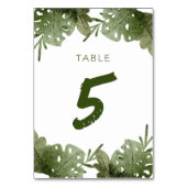 Ein wilder ist unterwegs mit Safari Baby Dusche Tischnummer (Vorderseite)