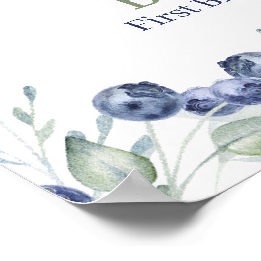 Ein Willkommenszeichen Poster (Ecke)